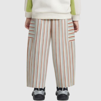 Colorful striped casual wide-leg pants for children